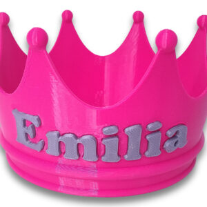 Individuell gestaltete Prinzessinnenkrone im Cinderella-Stil, perfekt als Dekoration für das Kinderzimmer.