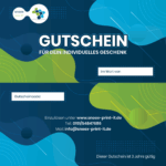 Geschenkgutschein, der per E-Mail zugestellt wird. Ein perfektes, flexibles Geschenk für jeden Anlass.